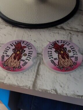 Brand New Simply Southen Car Coasters Package Was Damaged During Shipping